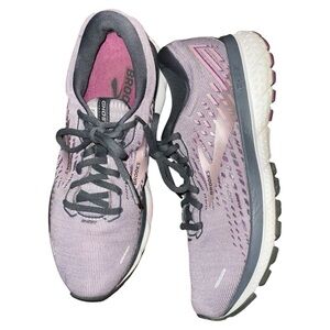 Brooks Ghost 13 Purple Athletic Shoes with Cushioned Midsole Size 8 Medium B